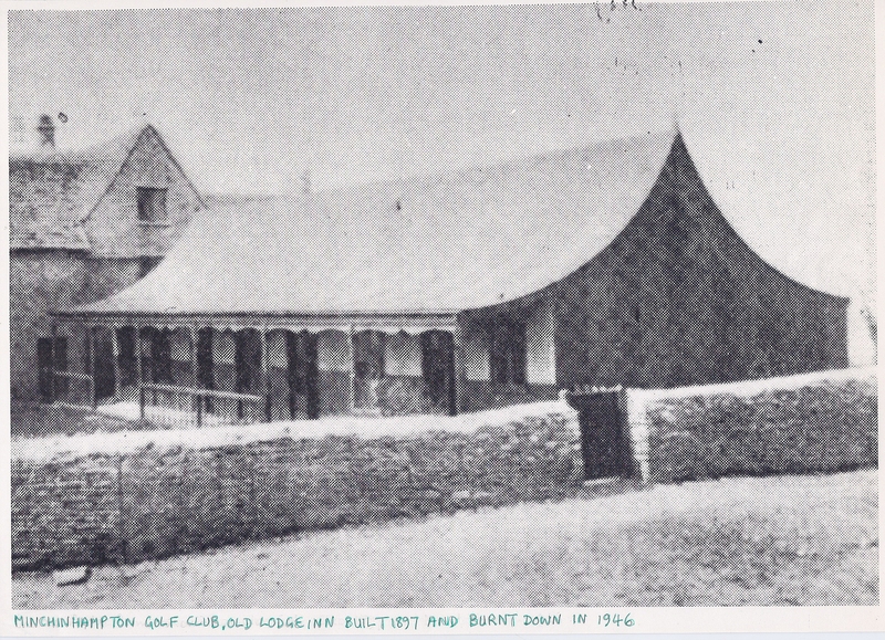 Disappearing Nailsworth - The Old Lodge Golf Club burnt down 1946